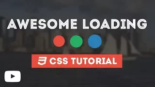 Awesome Loading Animation - Css Animation Tutorial Using Only HTML CSS