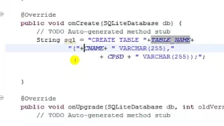 How to make a insert update search edit and delete in SQLitedatabase with java Andriod step by ste