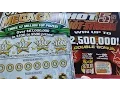 Indiana Lottery Scratch Offs Big Win Celebration Large Ticket Scratching Live Gambling