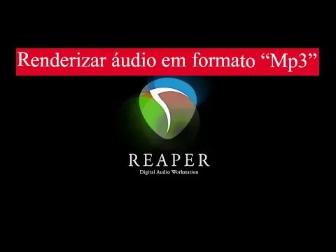 Download MP3 Como renderizar áudio em formato mp3 no Reaper
