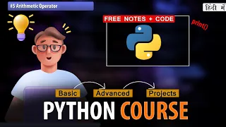 PYTHON Arithmetic Operator Tutorial for Beginners -