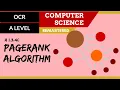 68 OCR A Level H446 SLR12 - 1 3 PageRank algorithm