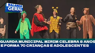 Guarda Municipal Mirim celebra 8 anos e forma 70 crianças e adolescentes