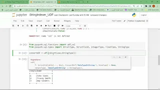 Day 8 Part 1 User Defined Function UDF