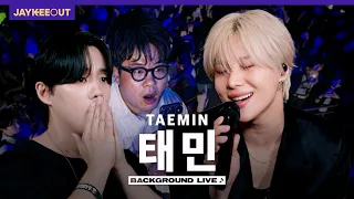 DJ가 튼 음원인 척하고 라이브하기 (ft. 태민) [백그라운드 라이브] | JAYKEEOUT