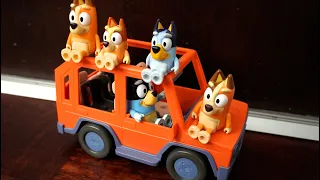 One to Five, Bluey Family Jumping on the bed car