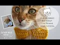 Sauron Ribbed Button-Up Bowtie - Catventurous Crochet