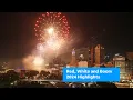 2024 Red White and Boom 4th of July Fireworks in Downtown Columbus over the Scioto River
