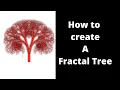 Fractal tree using Javascript