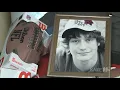 Footballs for Landon honors 17-year-old lung transplant donor