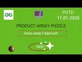 Product array puzzle