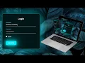 How to Create Login Form With Neon Button Create Login Form using HTML and CSS