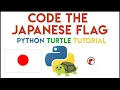 Python Turtle - Code the Japanese Flag Tutorial