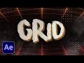Curved Grid Effect For Motion Graphics After Effects Tutorial