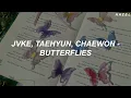 JVKE - 'butterflies (feat. TAEHYUN of TOMORROW X TOGETHER & Kim Chaewon of LE SSERAFIM)' Lyrics