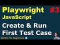 Playwright with JavaScript Create Run Debug your First Test case Playwright Inspector