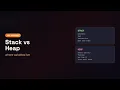 C in 100 Seconds Stack vs Heap Where Variables Live Episode 31