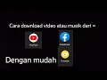 Download Lagu Cara download lagu dari youtube ke MP3 musik || Gampang banget!