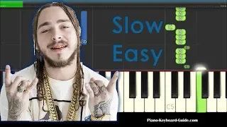 Download Post Malone Better Now Slow Easy Piano Tutorial - How To Play MP3