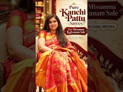 Kanchipattu Sarees in Kalyanam Sale #kanchipattusarees #wedding #shopping