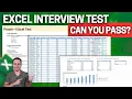 How to Pass an Excel Test for a Job Interview Step by Step