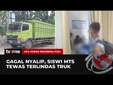 Terpental, Siswi MTS di Lampung Terlindas Truk