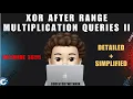 XOR After Range Multiplication Queries II Leetcode 3655 Difference Array Questions - 9 MIK