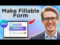 How to make Fillable PDF Form in Canva Updated 2025