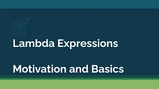 Lambda Expressions in Java 8 Tutorial Part 1 Motivation and Basics