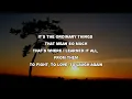 Brett Eldredge - Sunday Drive (Lyrics)