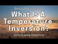 What Is A Temperature Inversion