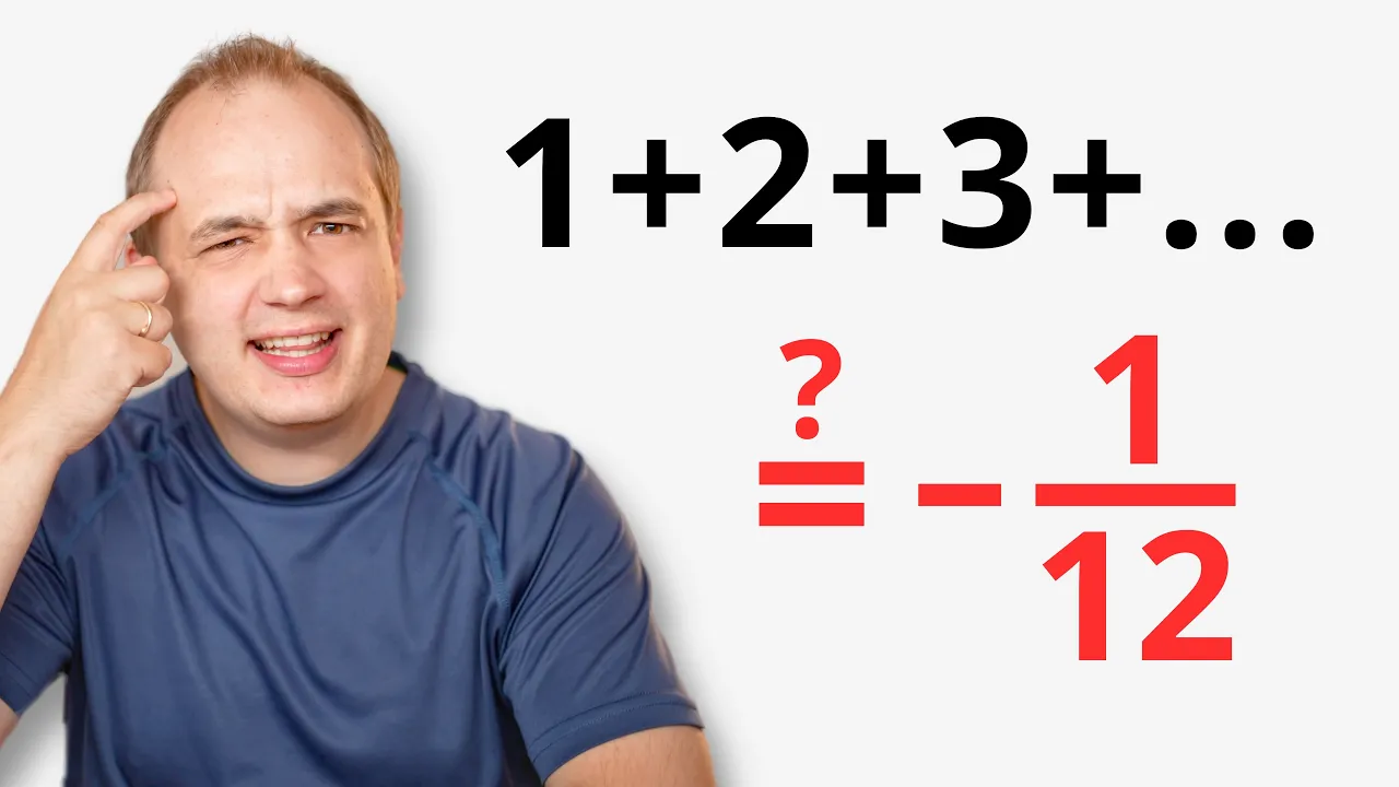 Warum 1+2+3+... irgendwie -1/12 ergibt 🧐