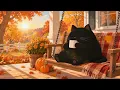 Porch Swing. – Relaxing 1940s Jazz for Cozy Fall Mornings, Quiet Coffee & a Black Cat