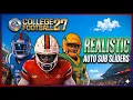Realistic Auto Sub Sliders College Football 27