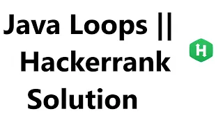 java loops ii hackerrank solution - java Hackerrank Java
