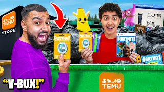 We Found FORTNITE 2 and FAKE VBUCKS While Dumpster Diving At TEMU JACKPOT