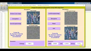 AES Image Encryption and Decryption Using Matlab Project With Source Code AES Encryption Decryption
