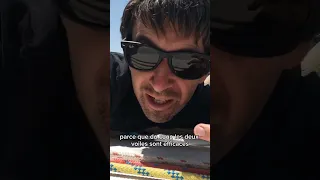 ASTUCE du jour #2💡   Les voiles en ciseaux technique super utile lorsque le vent vient de l’arrière!