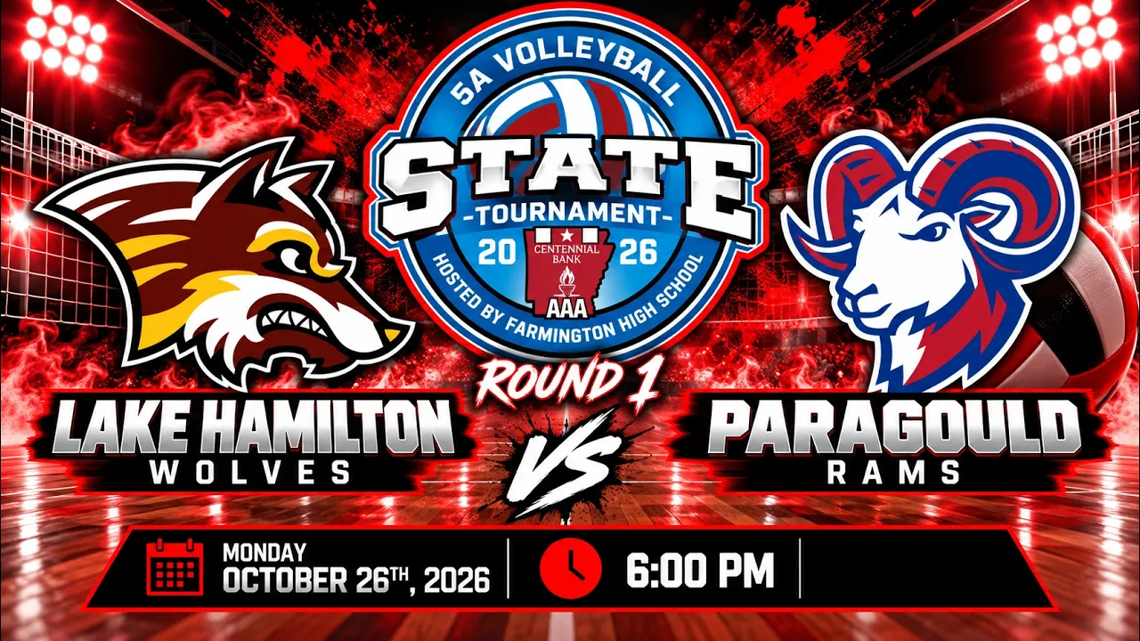 5A State Volleyball - Benton vs Greenwood