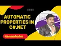 Automatic Properties and Object Initializer in C net