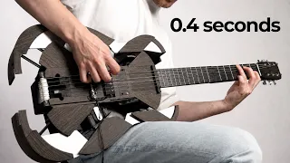 Ukulele that transforms into a guitar mid-performance