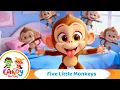 Five Little Monkeys Counting Song for Kids Candy Heroes