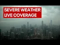 LIVE Tornado warning issued as severe storms hit Chicagoland