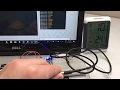 Mini MicroPython Project Digital Thermometer with Binary LED Display