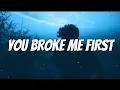 Download Lagu Conor Maynard - You Broke Me First | Tate McRae cover (lyrics)