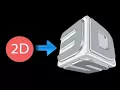 Solid work tutorial how to convert 3D design to 2D