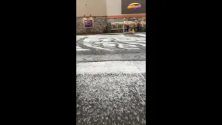 Watch Strong hailstorm hits Sonora