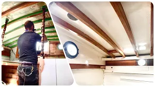 Unbelievable Transformation Of Old Wooden Boat!