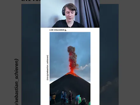 LIVE VOLCANO!🌋