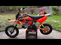 INSANE CRF50 FULL MOD TB 108cc stroker 3 kit CRAZY FAST